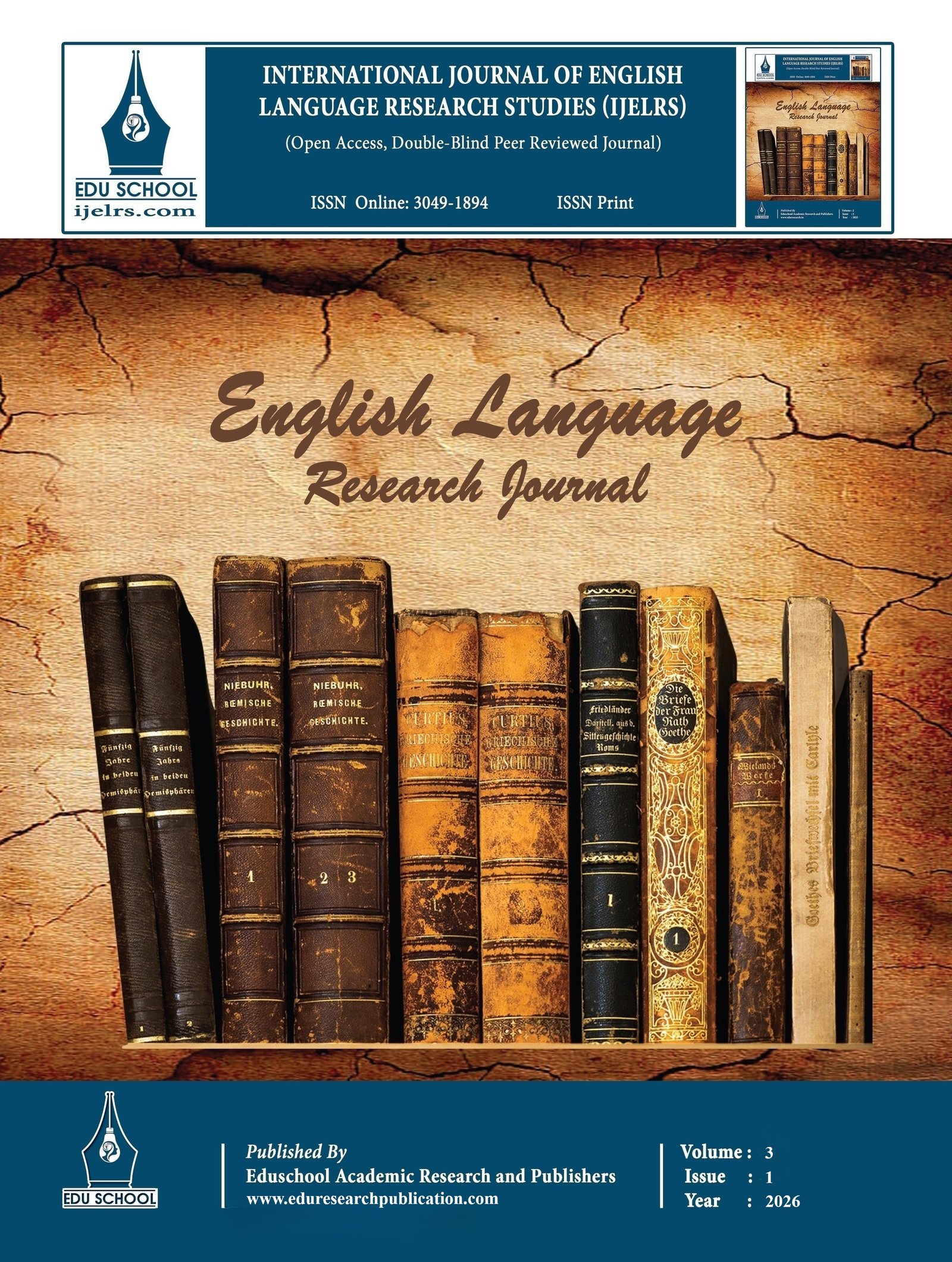 					View Vol. 3 No. 1 (2026): March issue
				