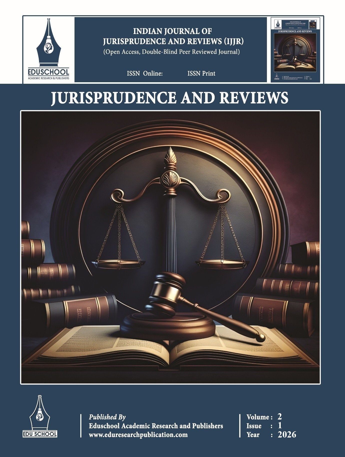 					View Vol. 2 No. 1 (2026): (Jan –Mar)  Issue
				